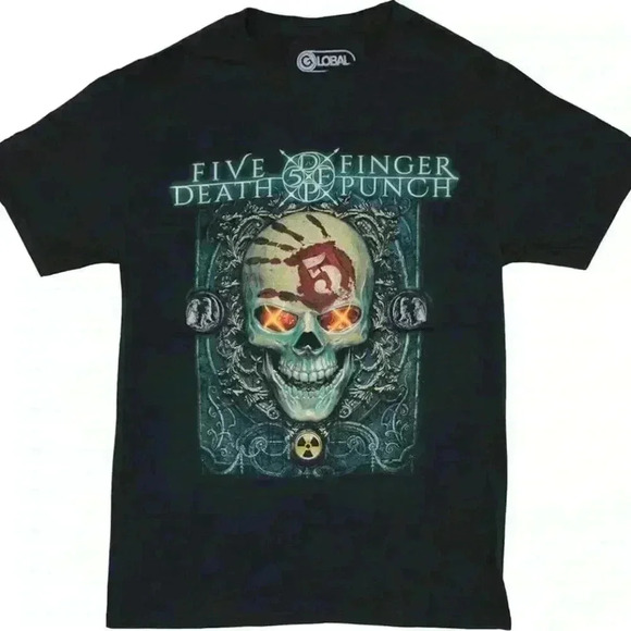Black Five Finger Death Punch Tee NWT - Picture 1 of 4